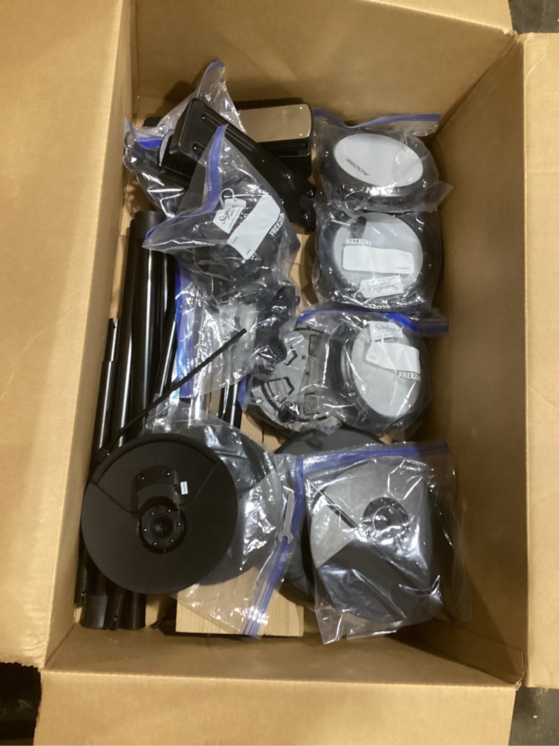 Condition photo showing As Is for (incomplete) aodsk electric drum set with quiet mesh pads,electronic drum for beginner,usb midi,throne,headphones,sticks, included 15 kits and 195 sounds (aed-403-teenagers beginners)