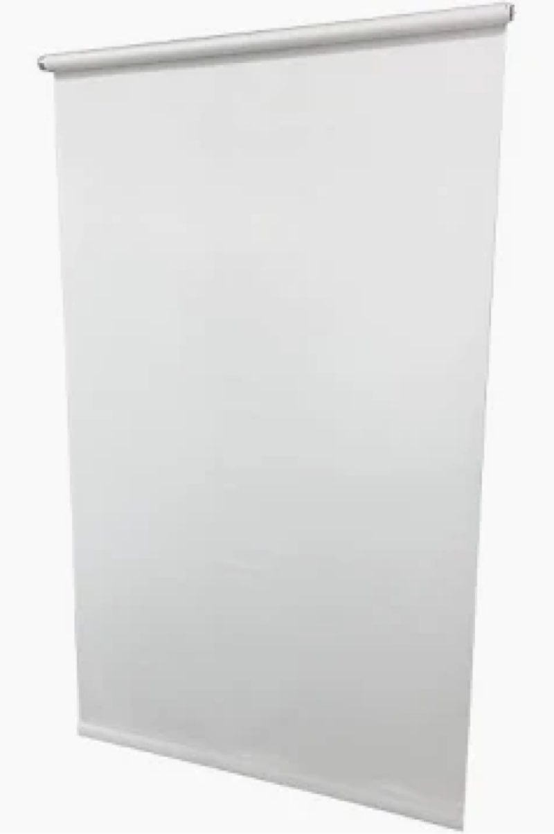 levolor roller shade - light filter - vinyl - 55-in x 72-in - white 2043270