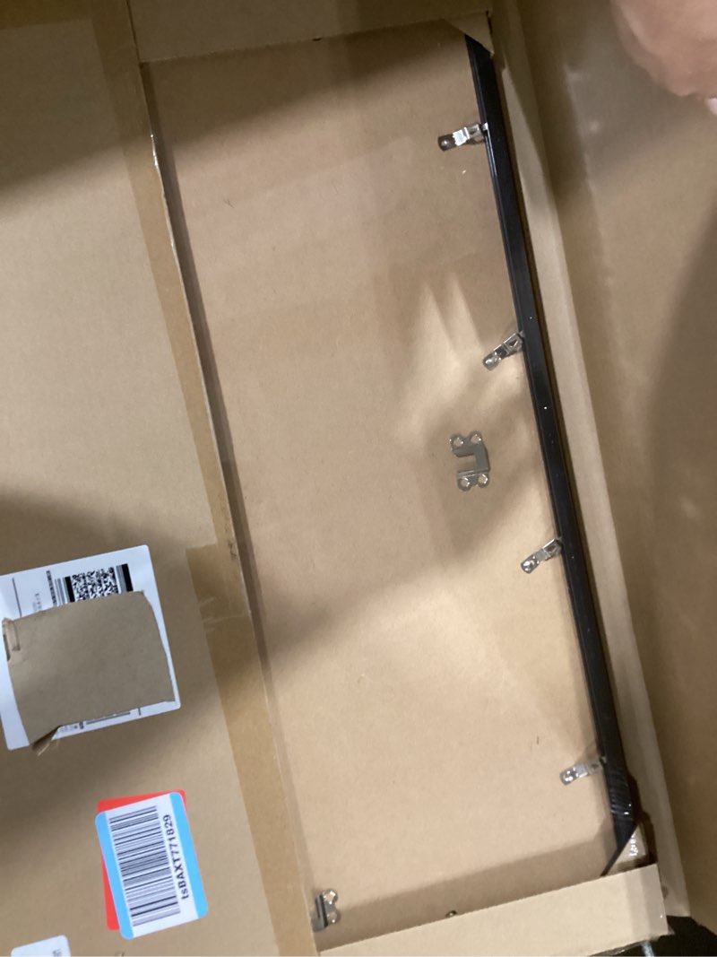 Condition photo showing New/Like New for omaigar 16x24 picture frame for 16by24 poster photo canvas certificate black high transparent photo frame wall desktop horizontal vertical 16 x 24 black 16x24
