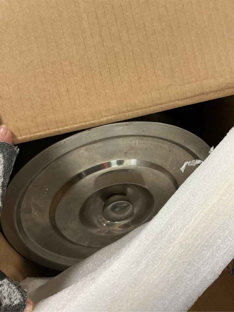 Condition photo showing As Is for Manual Paste Liquid Filling Machine, Adjustable 5-50ml Bottle Filler A03