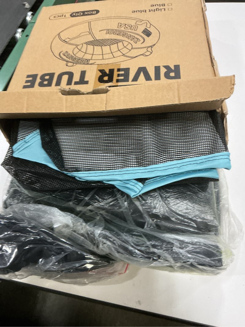 Condition photo showing New/Like New for River Tube for Floating Heavy Duty Inner Tube for River River Tube Heavy-Duty Swim and Snow Tube & Inflatable Water Float,River Tube, Sledding Float,Pool Closing Inner Tube Light Blue