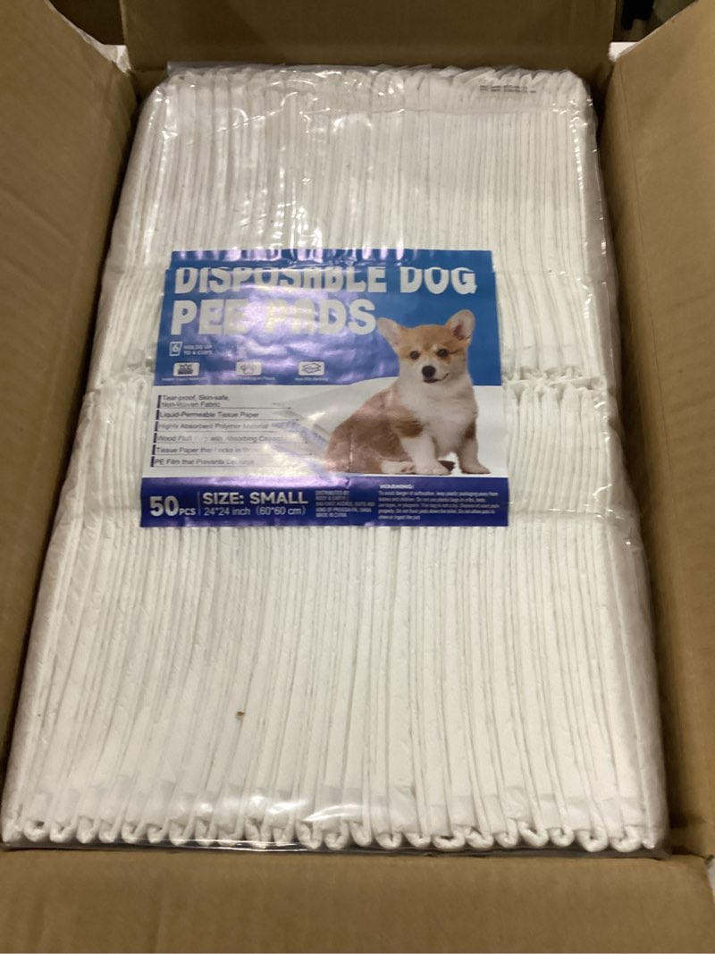 Condition photo showing New/Like New for Wee Wee Pads for Dogs, Premium Puppy Pads with 6-Layer Leak-Proof Design, Disposable and Safe Dog Pee Pads, Large (24x36, Holds 9 Cups), 30 Count 24"*36"-30ct