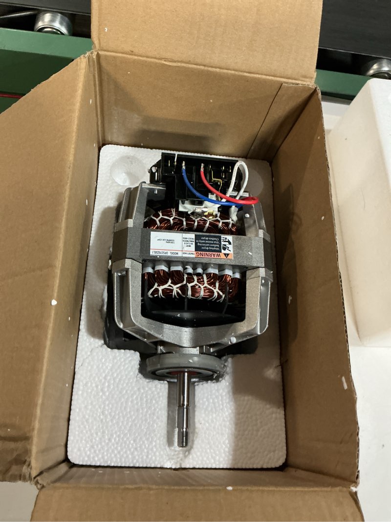Condition photo showing As Is for ami parts dc31-00055g, dc31-00055h, dc31-00055d dryer induction motor compatible with sam-sung & ken-more dryer, replaces ps4204647, dc96-00882c, ps4133825