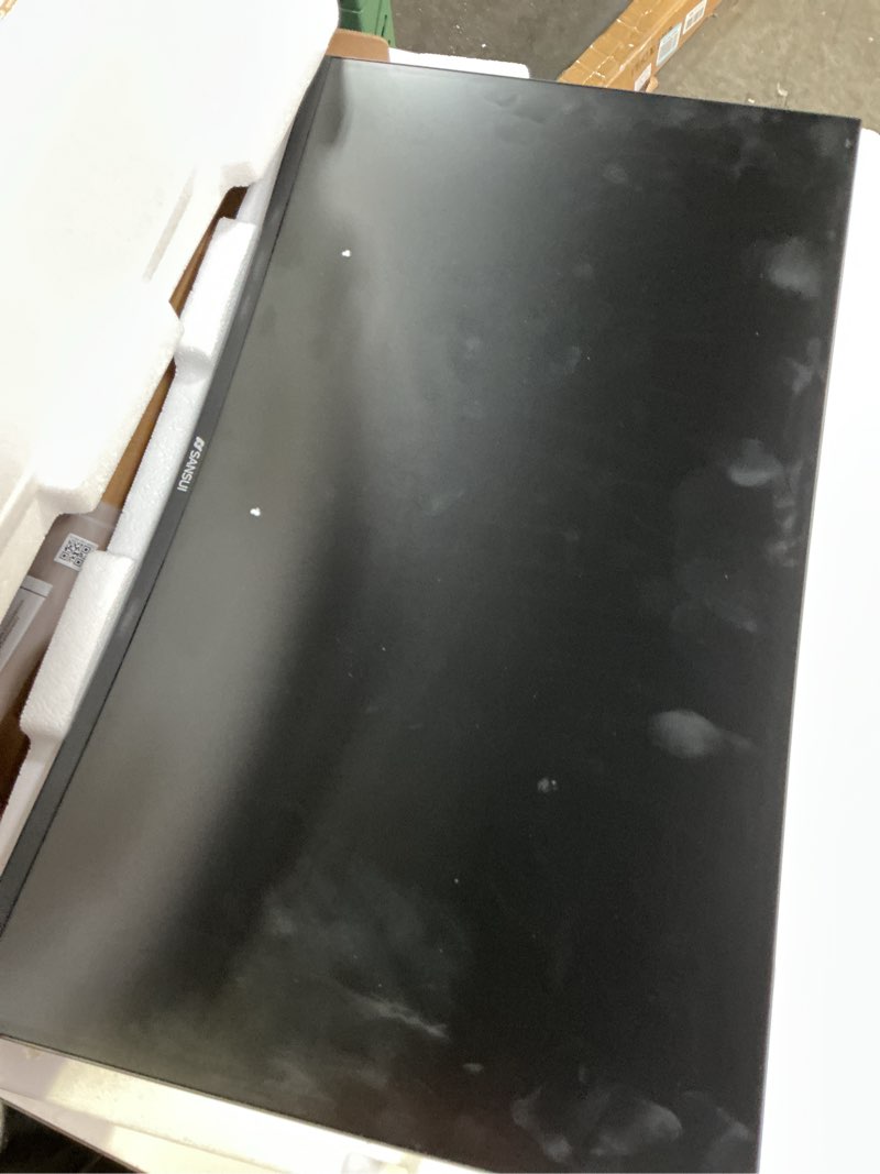Condition photo showing Good Condition for sansui 27 inch curved 160hz gaming monitor, 1500r curved computer gaming monitor fhd 1080p, 4000:1, 110% srgb, fps/rts, 1ms mprt|freesync|hdr|low blue light|hdmi dp| vesa support, hdmi cable incl. 27 inch 160hz gaming curved 1500r