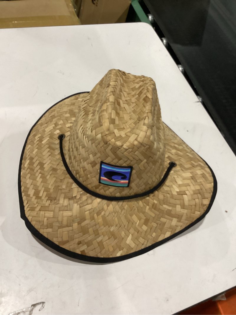 Condition photo showing Good Condition for costa del mar unisex adult costa lifeguard straw hat