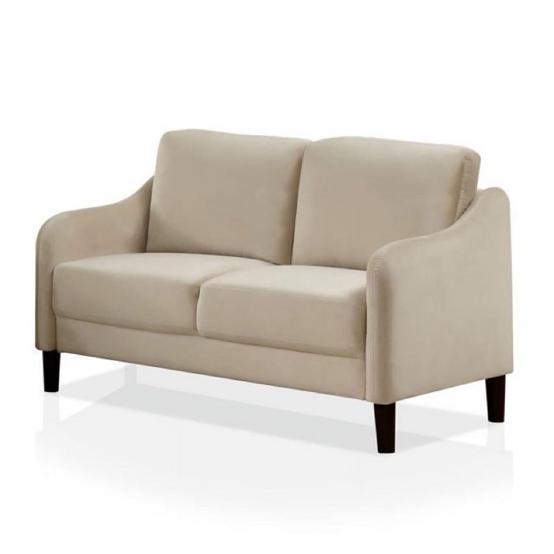 Beige 2 seater sofa 