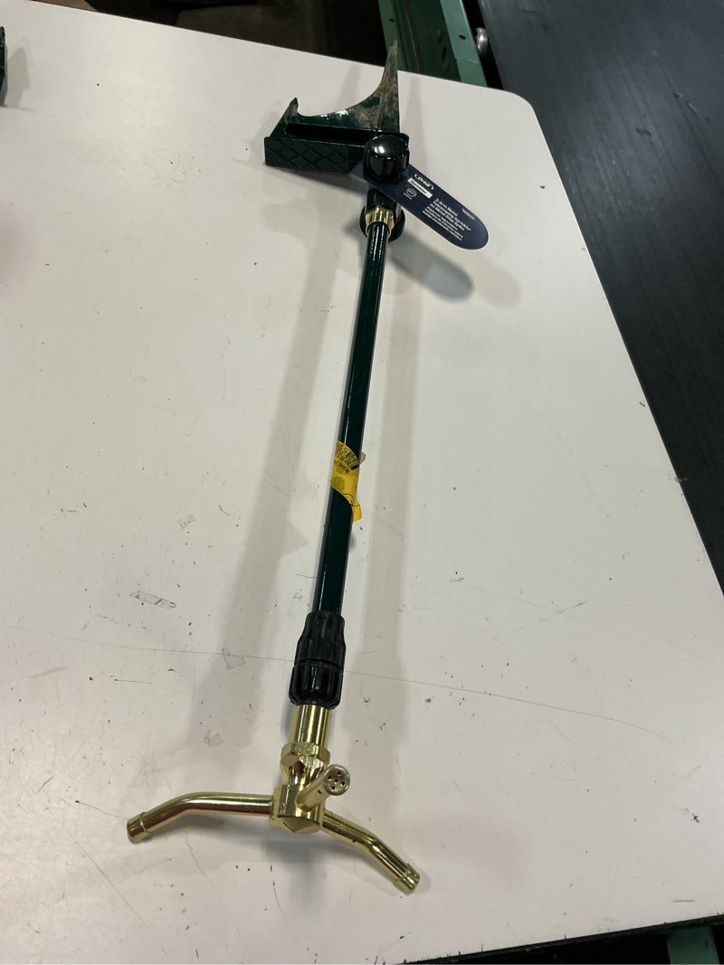 Condition photo showing As Is for orbit 2000-sq ft rotating spike lawn sprinkler
