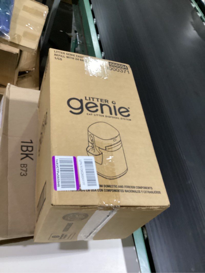 Condition photo showing Good Condition for litter genie easy roll pail with easy roll refill, 24 bags grey