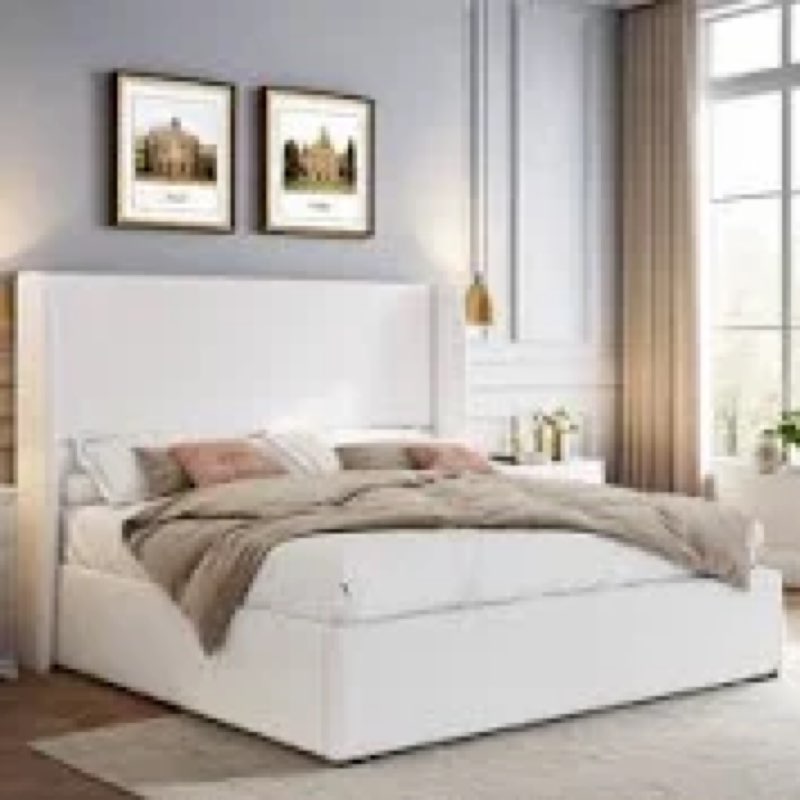 Brooklinn Upholstered Platform Storage Bed