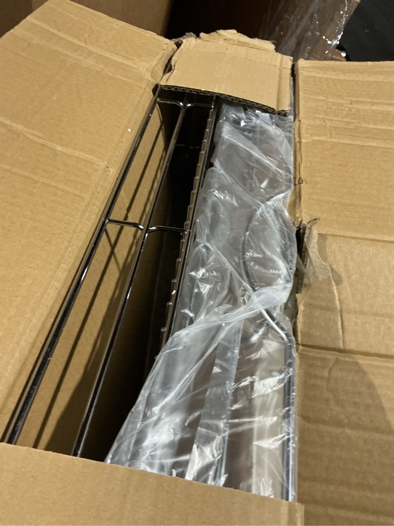 Condition photo showing Good Condition for pull out cabinet organizer 26" w x 21" d 2-tier individual slide out drawer pantry shelf storage for kitchen base cabinet organization ?for kitchen, bathroom, pantry, chrome 2-tie 26 * 21 in