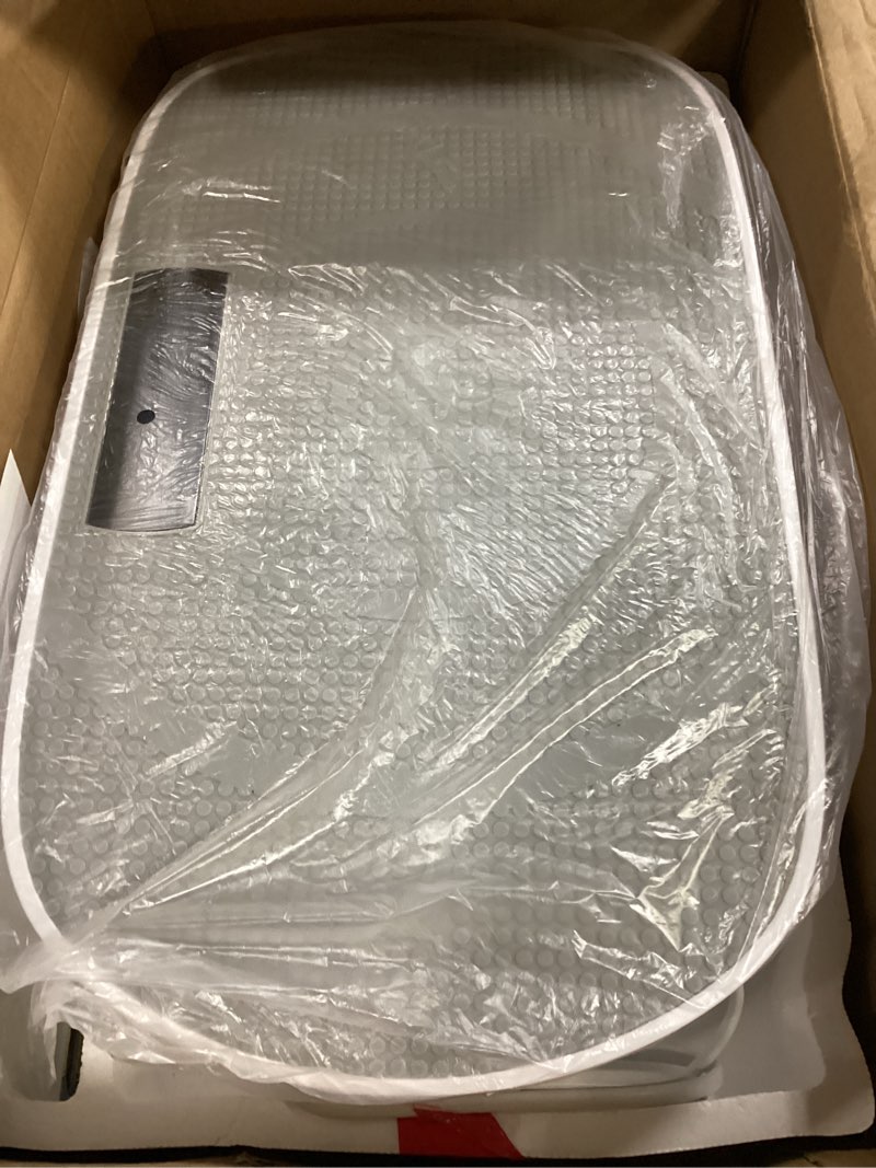 Condition photo showing Good Condition for merach vibration plate exercise machine, curved vibration plate for lymphatic drainage weight loss, vibrating plate with real-time calorie tracking on led display, workout equipment for home women men grey