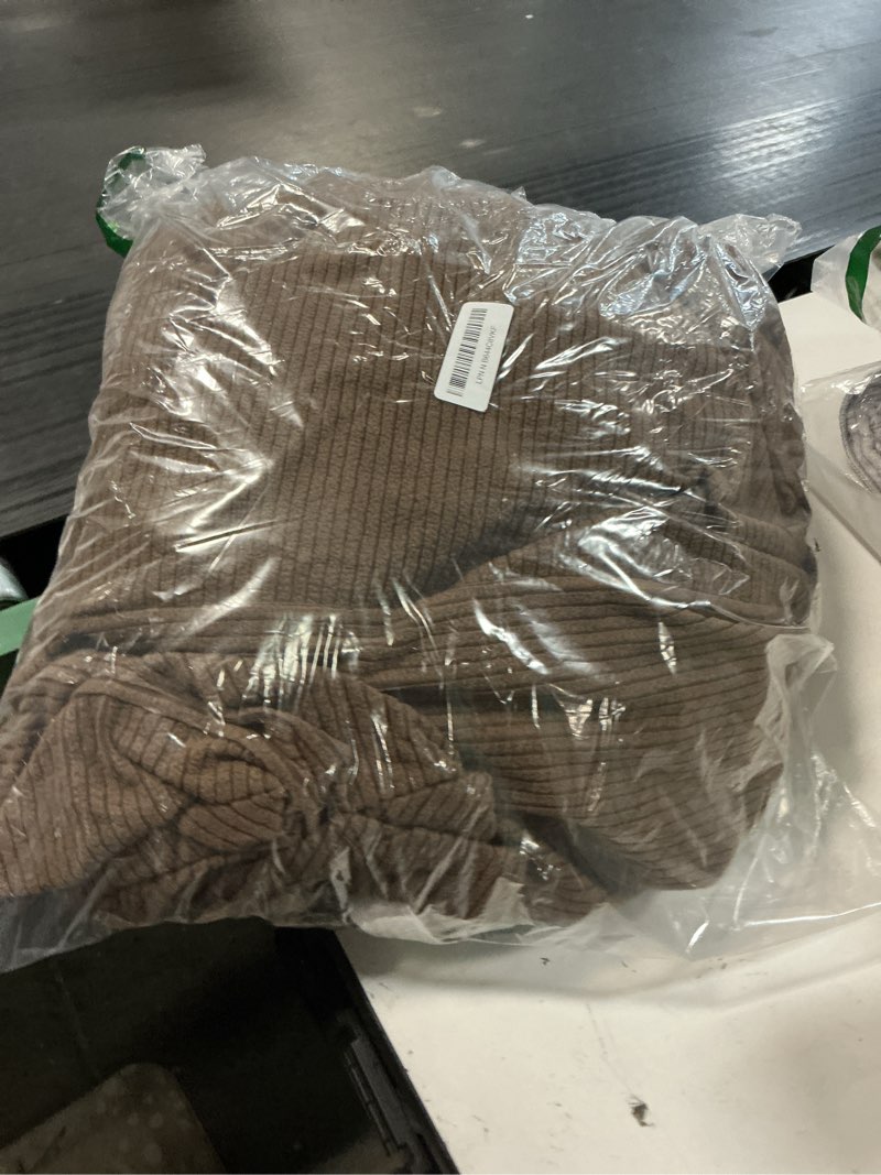 Condition photo showing Good Condition for 100% waterproofloveseat cover 3-piece set striped loveseat slipcovers for 2 cushion couch sofa covers with tpu leakproof bottom stretch couch protector pet proof - loveseat, brown 2 cushion loveseat brown