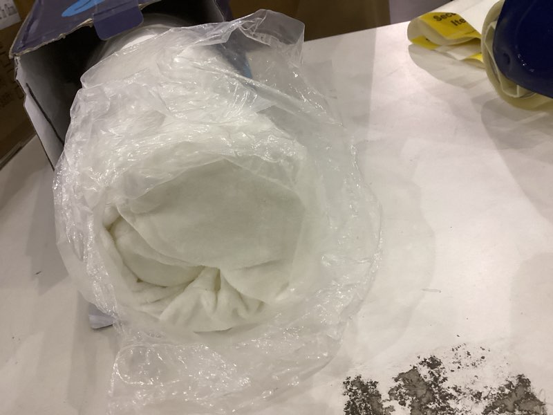 Condition photo showing As Is for Foam pillow