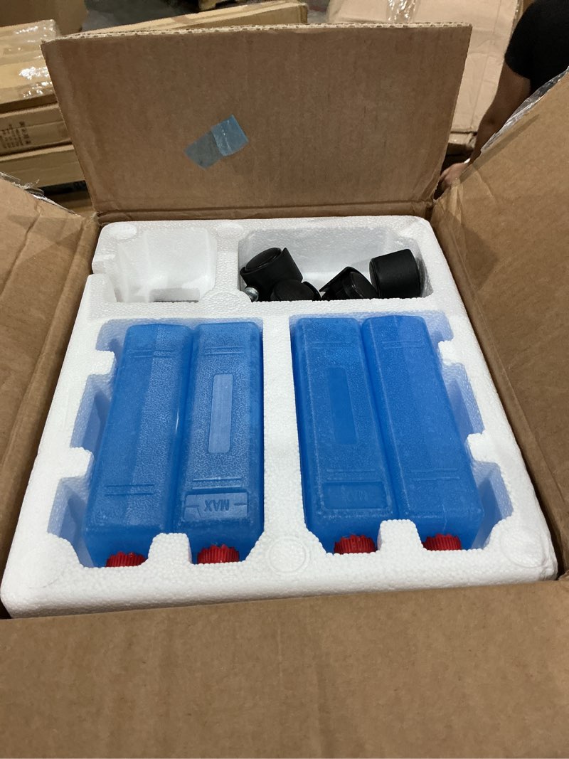 Condition photo showing Good Condition for pekfxm portable air conditioners, 3-in-1 ac cooling fan 3 modes 3-speed with remote control & 4 ice boxes, evaporative air cooler with 8l tank 20h cooling, for home, bedroom, kitchen (white)