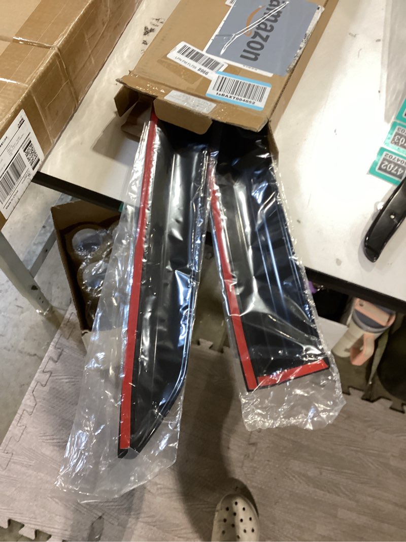 Condition photo showing Good Condition for kpy rain guards for 2019-2026 chevrolet silverado/gmc sierra 1500 double cab, out-channel window vis