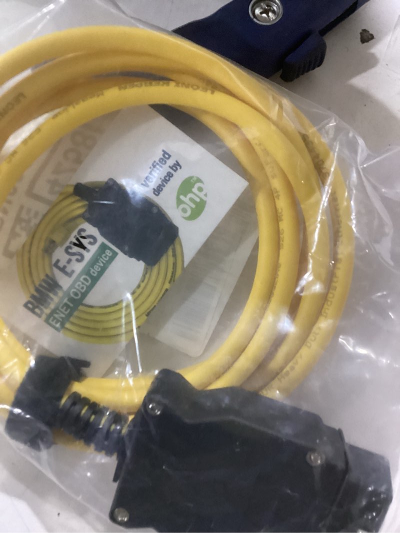 Condition photo showing New/Like New for OHP ENET Bimmercode OBD2 Cable for BMW F- Series Coding | E SYS ISTA+ ICOM Bootmod3 Bimmerlink OBD | Heavy Duty Cable