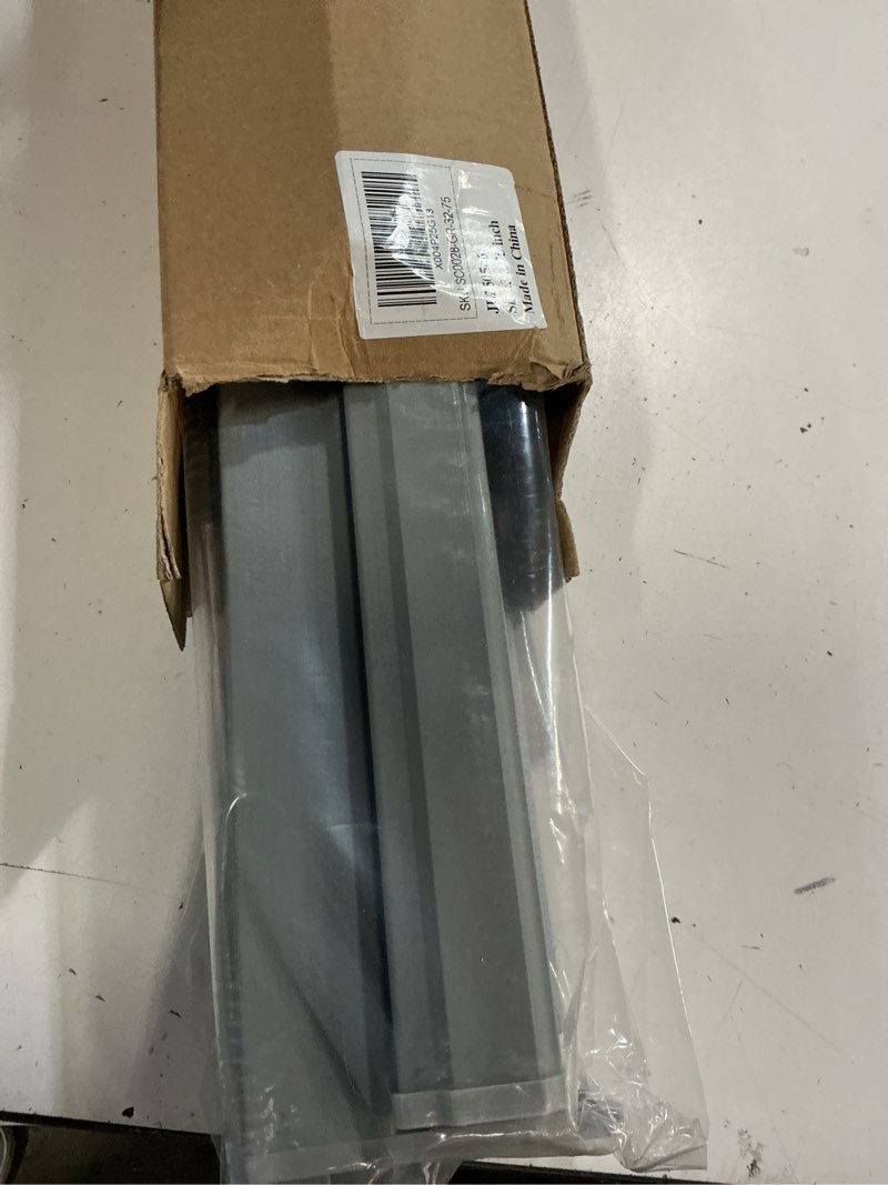 Condition photo showing Good Condition for joydeco no drill zebra blinds for windows, cordless day & night dual sheer roller shades, easy installation, free-stop lift system, light filtering privacy blinds for home(grey,32" w x 75" h) a-grey (no drill) 32"w x 75"h