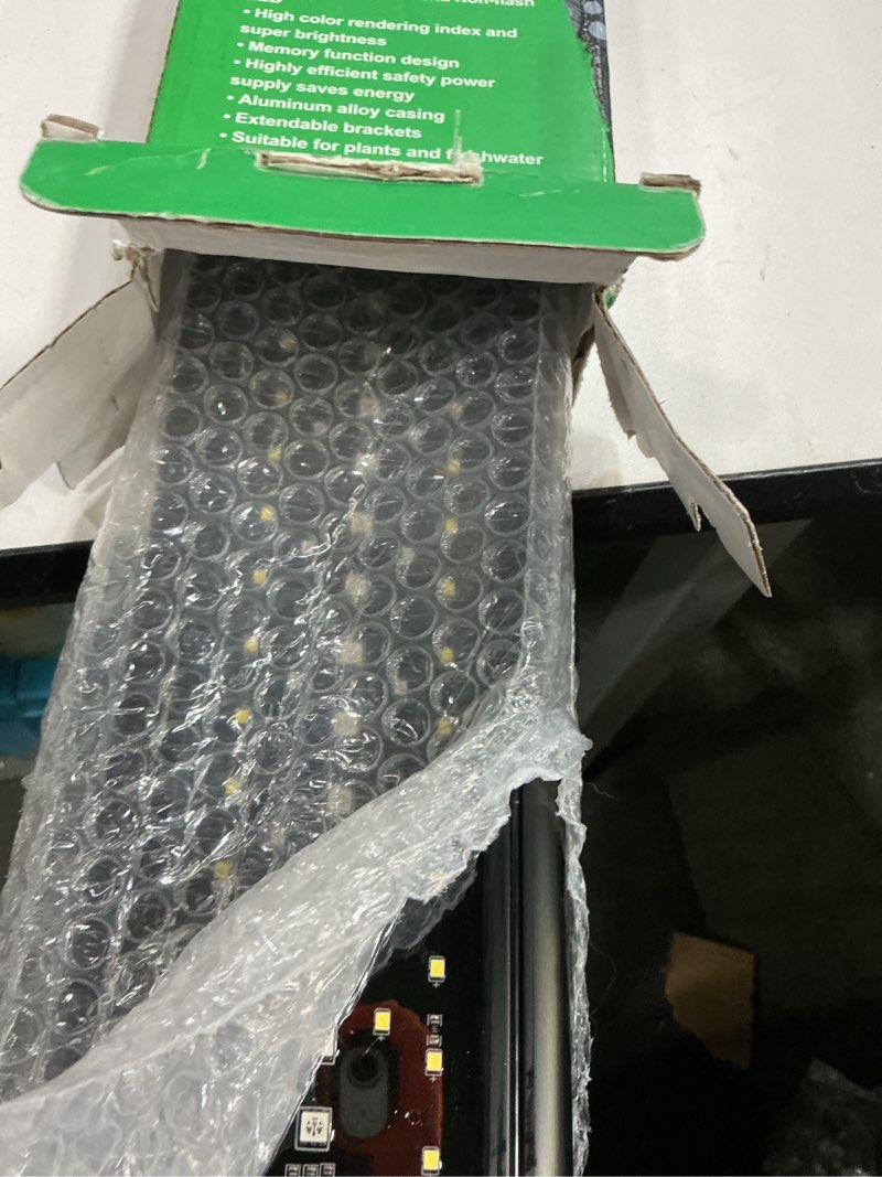 Condition photo showing Good Condition for hygger aquarium programmable led light, for 36~42in long full spectrum plant fish tank light with lcd setting display, 7 colors, sunrise sunset moon and diy mode, for novices advanced players 60w - 36in~42in