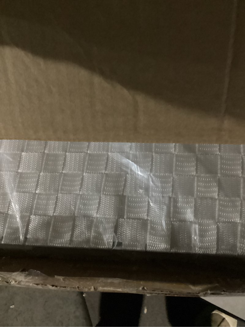 Condition photo showing New/Like New for YOUDENOVA Handwoven Laundry Basket Hamper with Removable Bag and Lid, Collapsible Clothes Hamper with Handle, White 90L White