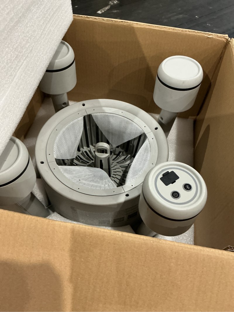 Condition photo showing As Is for (2026 upgrade) bublue f10 pool surface skimmer robot,robotic pool skimmer with app control,powerful suction,5l filter,dual cleaning modes, ai navigation,ideal for in-ground & above-ground pools,white
