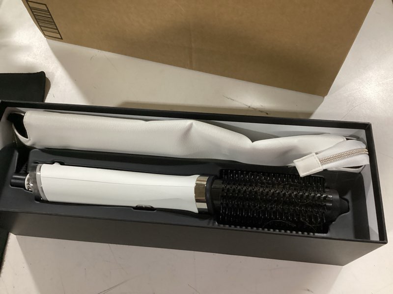 Condition photo showing As Is for ghd duet blowdry-hair dryer brush | wet to blow dried with no heat damage | 3x more volume with 24 hour long-lasting results | blow dry with no fizz | 50% more shine white