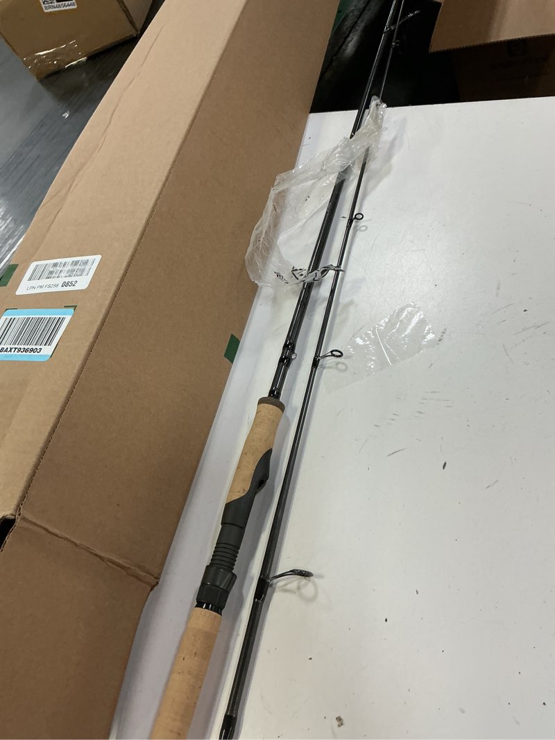 Condition photo showing Good Condition for st. croix rods avid freshwater spinning rod, premium quality spinning rod, made in the usa 7'0" medium-light/fast 2 pc.