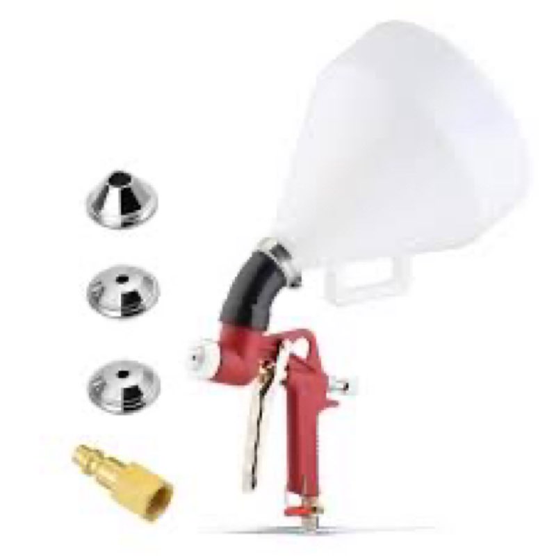 Joywayus Air Hopper Spray Gun Drywall Painting Sprayer with 4.0mm/6.0mm/8.0mm Nozzle Paint Texture, 
