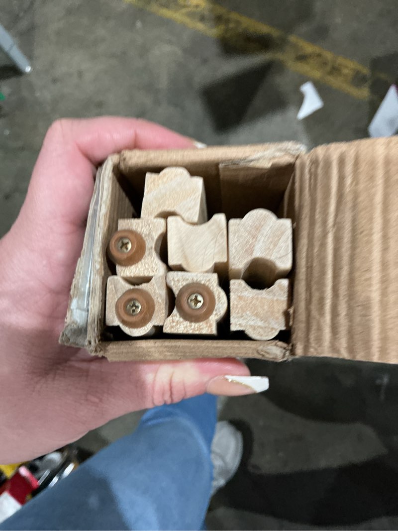 Condition photo showing As Is for falling in art 65" a-frame tripod easel stand, wooden display easel with adjustable canvas holder, floor easel for wedding signs, posters, paintings, artwork(natural) 1 pack