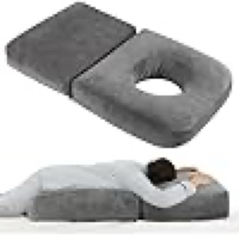 (Similar)Pregnancy Pillows for Sleeping, 45.3 Inch Pregnancy  Massage Pillow Full Body Pillow with Removable Cover - Support for Back, Legs, Belly, HIPS for Pregnant Women (Dark Grey)