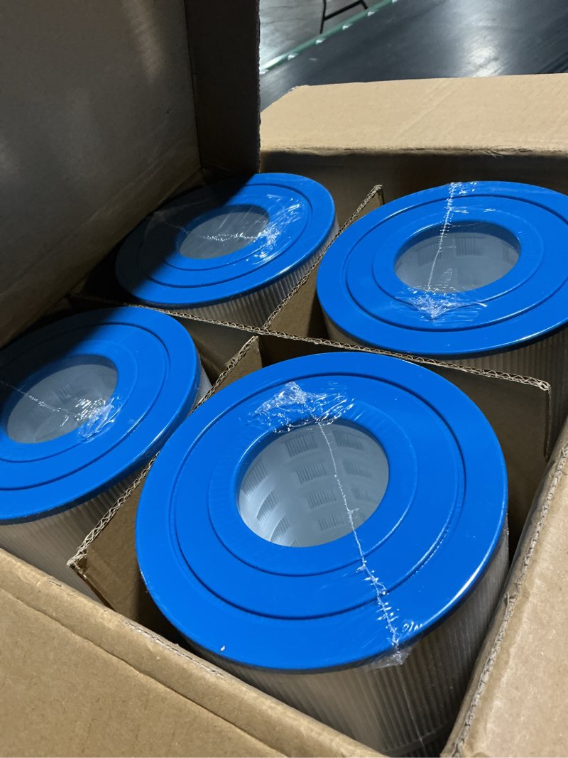 Condition photo showing New/Like New for C-7483 Pool Filter Cartridge Replaces Hayward SwimClaer C3030, C3025, C3020, C580E, Compatible with Hayward CX580XRE, Pleatco PA81-PAK4, Filbur FC-1225 FC-6425, 4 Pack
