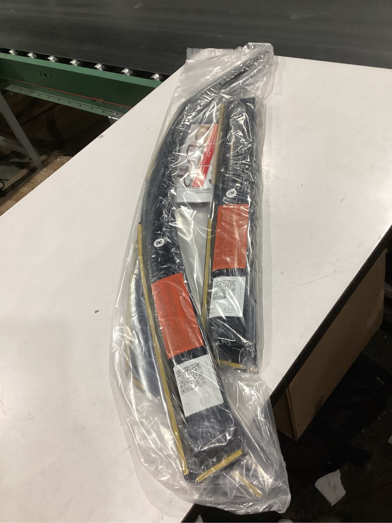 Condition photo showing New/Like New for 2019-2024 tape-on side window visor deflectors for subaru forester sk premium sport limited touring smoke tinted rain guards 2020 2021 2022 2023 for subaru forester 2019-2024
