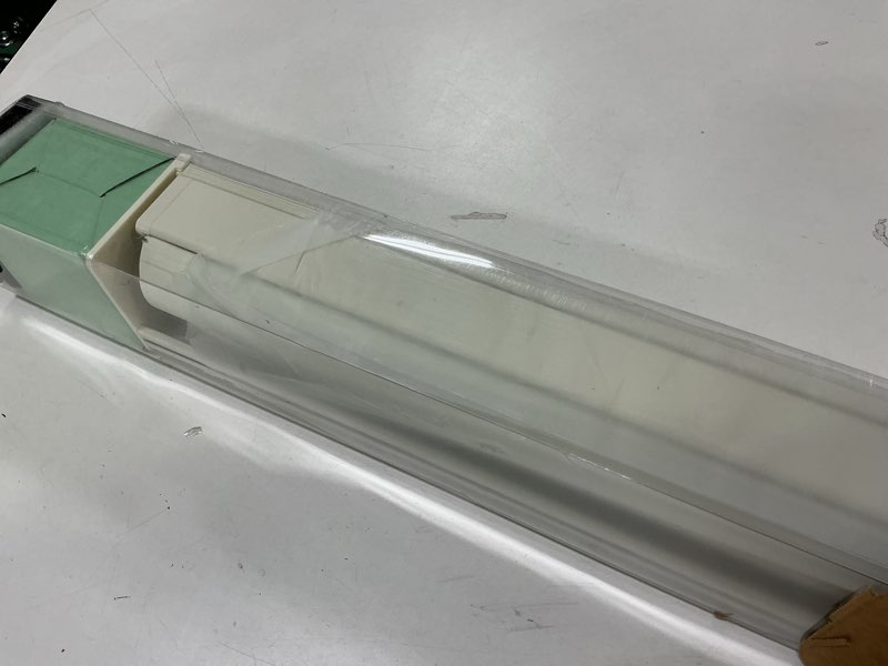 Condition photo showing Good Condition for Cordless 100% Blackout Roller Shades Blinds for Windows Free-Stop,Pull Down Room Darkening with Valance,Thermal Insulated Woven Fabric Window Door Blinds for Home,Office,Beige 50" W x 72" L 50"W x 72"H Beige