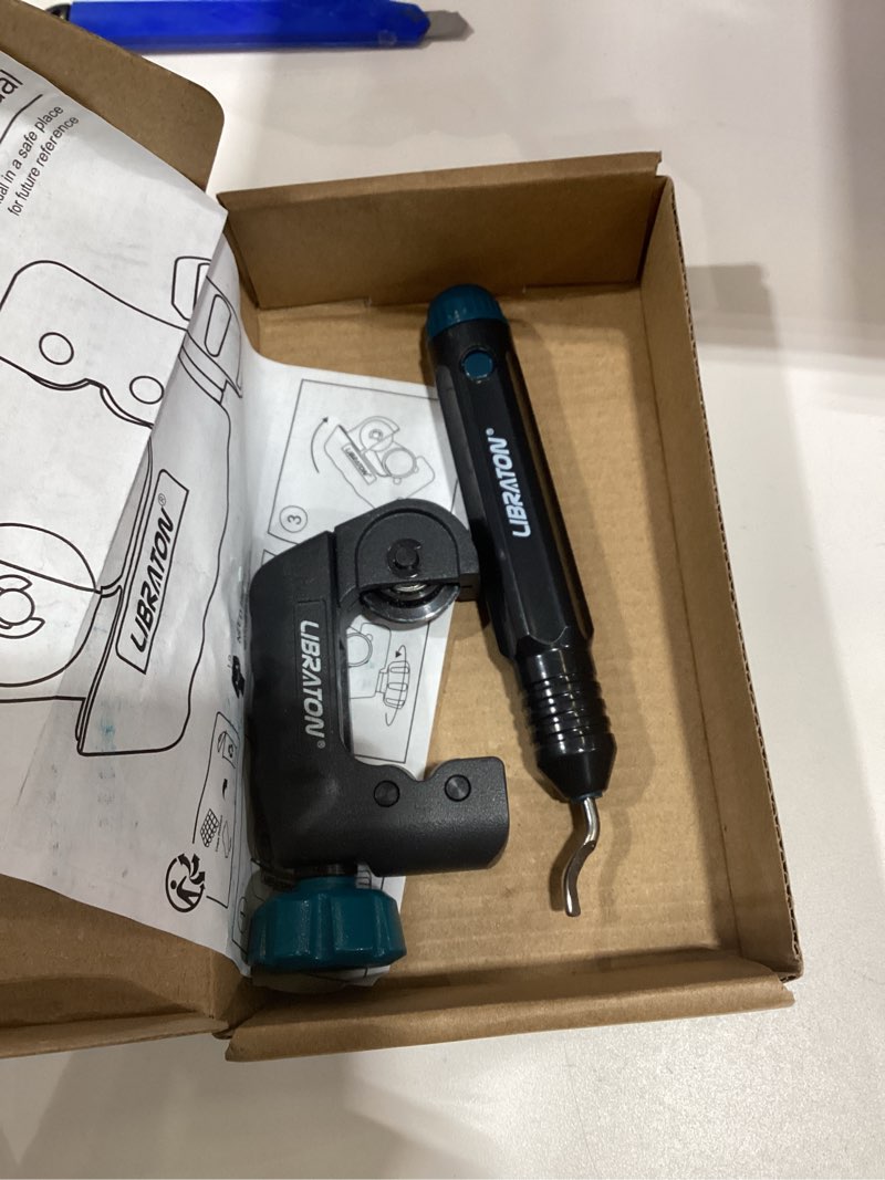 Condition photo showing As Is for Libraton Tubing Cutter 3/16" to 1-1/8", Mini Tube Cutter, Copper Cutter, Heavy Duty Mini Pipe Cutter, Copper Tube Cutter with Deburring Tool for Copper Pipe, Aluminum Pipe, Thin Stainless Steel Pipe