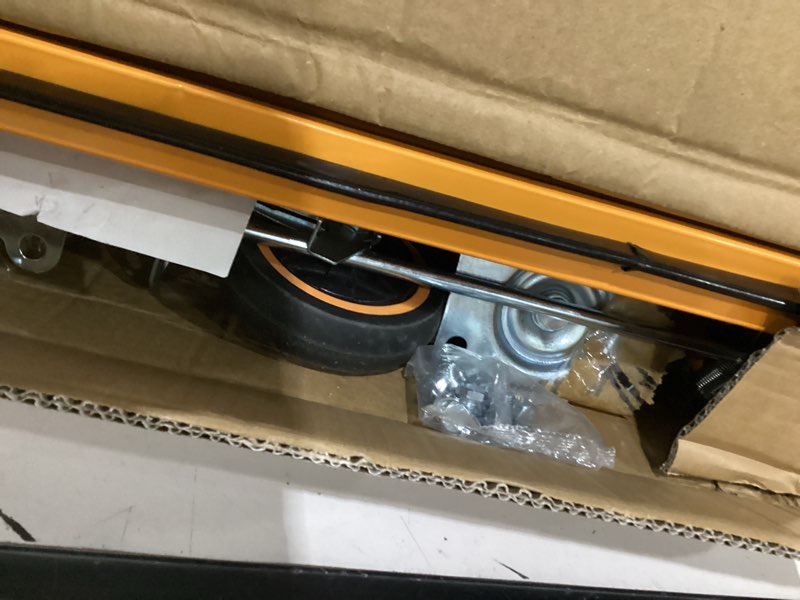 Condition photo showing As Is for maxworks 80877- foldable platform truck push dolly 660 lb. weight capacity
