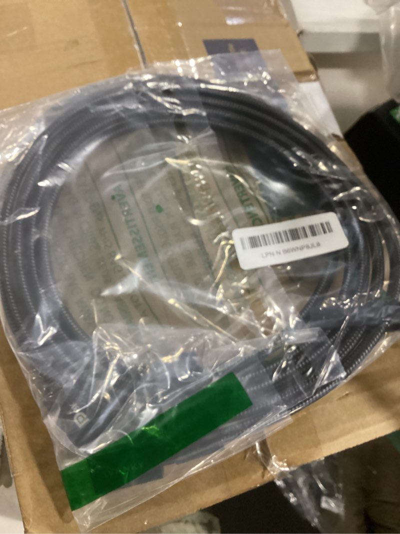 Condition photo showing Good Condition for ivanky displayport cable 10ft 1.4, vesa certified 8k dp to dp cable[8k@60hz, 4k@144hz,1080p@240hz], support hbr3,32.4gbps,hdcp 2.2,hdr,display port cord compatible for gaming monitor,tv,pc,laptop-10ft 10 feet 8k-1 pack black