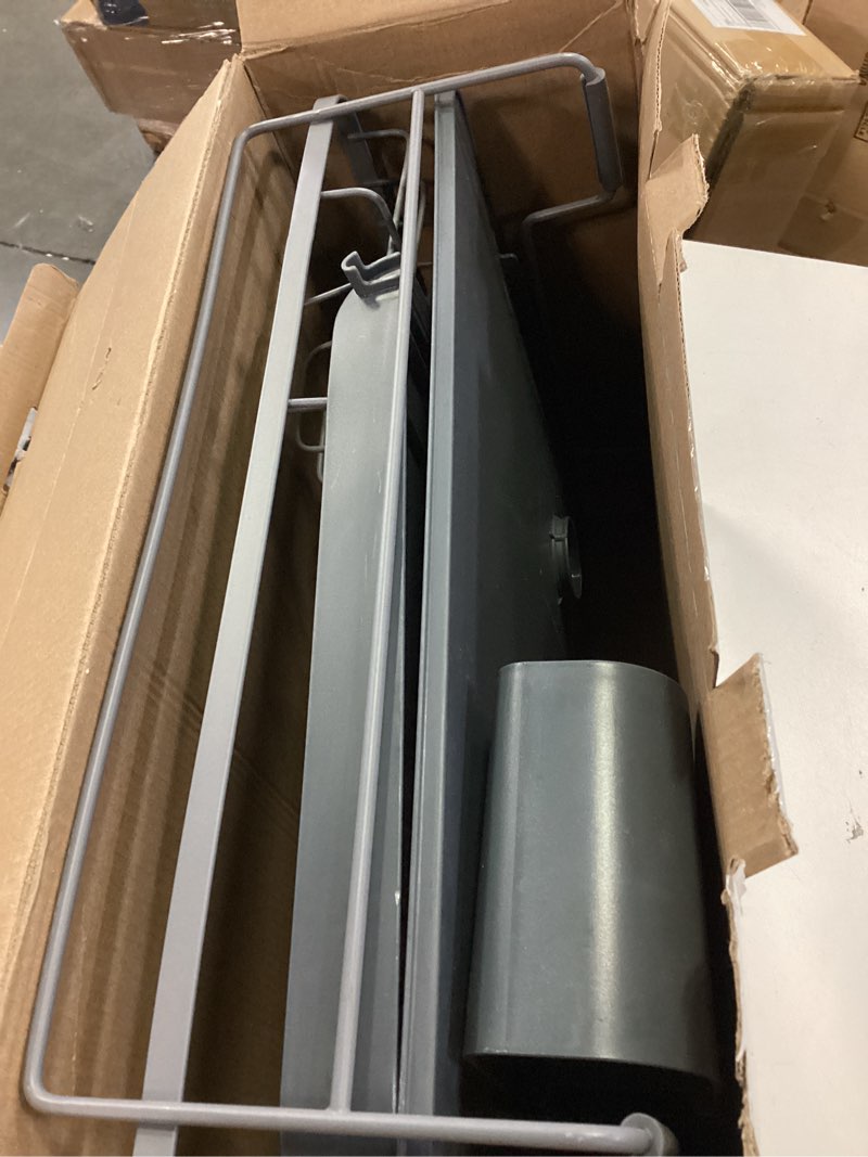 Condition photo showing Good Condition for Kitsure Extendable Dish Drying Rack, Large Drying Dish Rack with Cutlery & Cup Holders, Multifunctional Dish Racks for Counter with Drainage, 18.2"-25.7" L x 12.9" W, Grey Gray 18.2"-25.7" x 12.9" x 7.2"