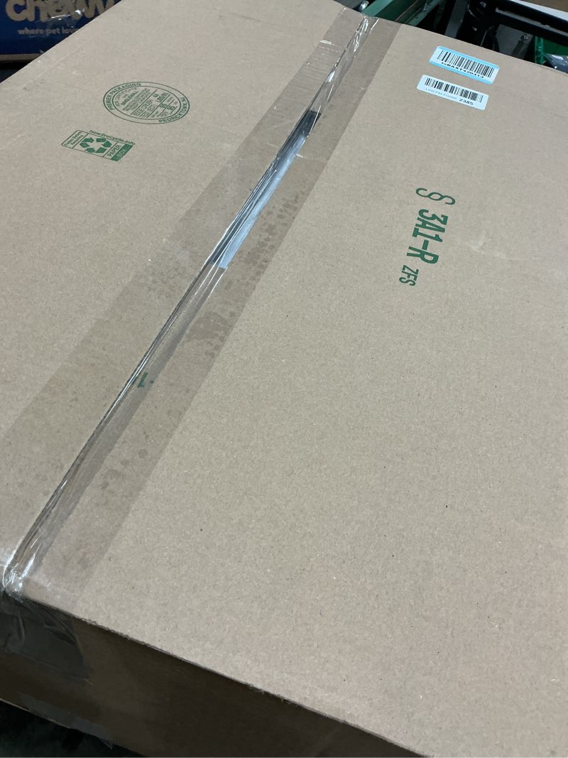 Condition photo showing As Is for munchkin® step™ diaper pail powered by arm & hammer, #1 in odor control, award-winning, includes 1 snap, seal & toss™ bag, 1 starter refill ring, and 1 puck™ baking soda cartridge