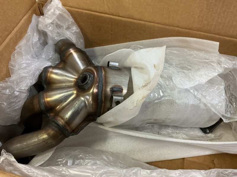 Condition photo showing Good Condition for Rear Converter Compatible with 2014 2015 2016 2017 Jeep Cherokee, 2015-2020 Renegade, 2015-2016 Chrysler 200 2.4L, 2013-2016 Dodge Dart 2.0L 2.4L, Direct-fit (EPA Compliant) 13-16 dart/14-17 Cherokee/15-16 chrysler 2.4L