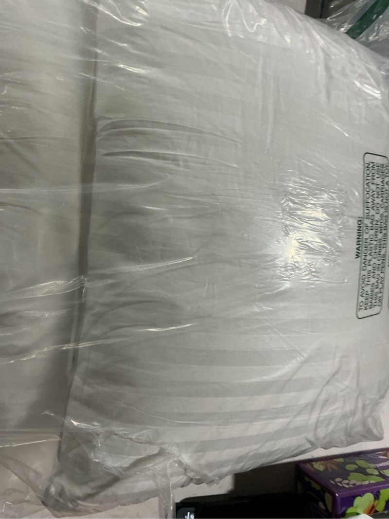 Condition photo showing item condition for MIULEE 22x22 Pillow Inserts,Set of 2 Down Feather Throw Pillows for Couch Sofa Bed, Decorative Fluff