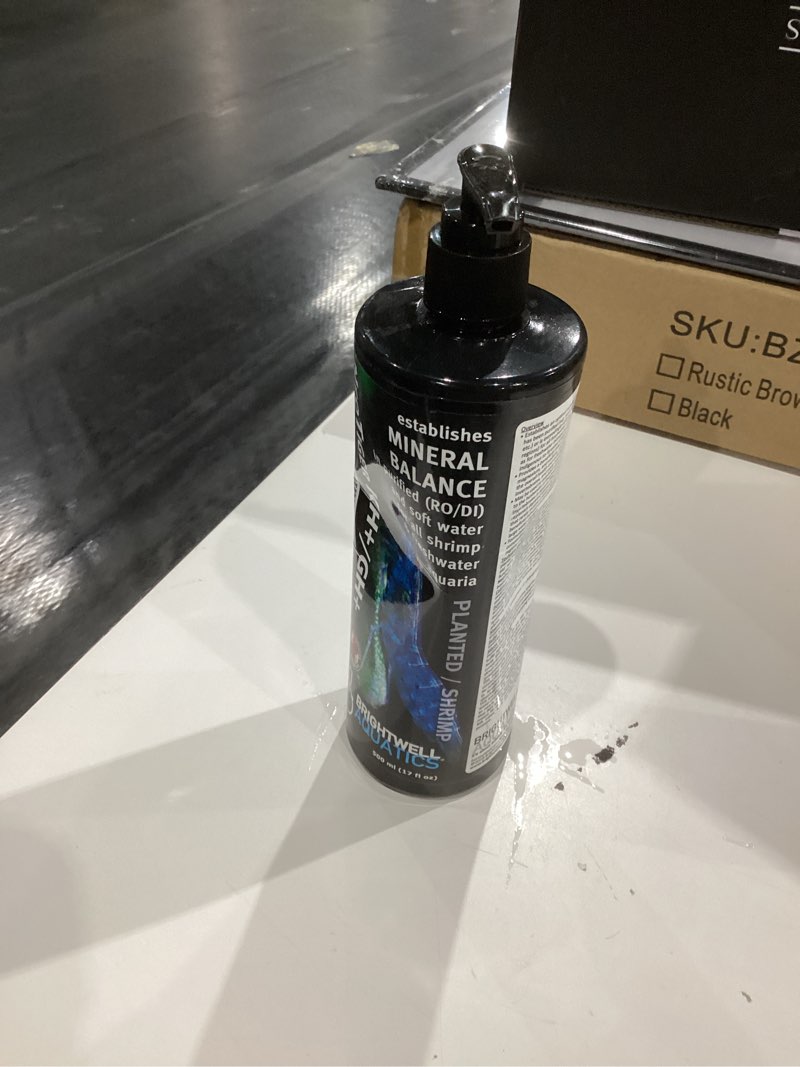 Condition photo showing New/Like New for Brightwell Aquatics NeoTiger KH+/GH+ Mineral Supplement Balances Hardness in RO/DI Water with Calcium Magnesium Potassium Sodium for Shrimp Fish Planted Aquariums, 500 ml 500-ml