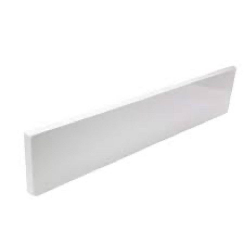 Design House Universal Cultured Marble Side Splash, 21.5-Inch, Solid White, Improved Packaging, 5509