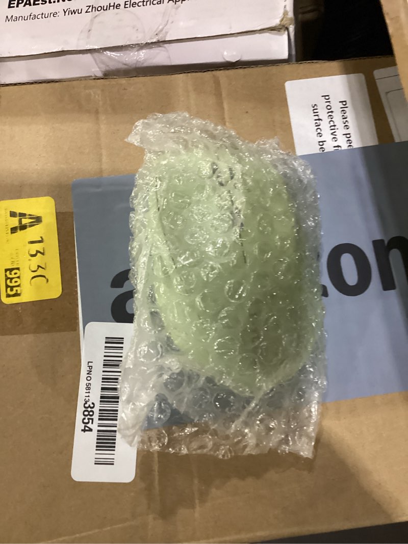 Condition photo showing New/Like New for e-yooso wireless mouse for laptop, portable optical computer mouse, 6 buttons, cordless 2.4ghz with usb receiver, 5-level 4800 dpi, 18 months battery life, for pc chromebook windows mac (light green) usb light green