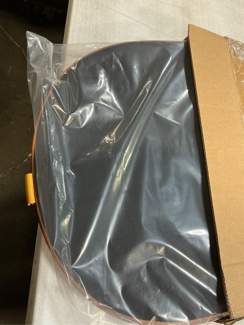 Condition photo showing As Is for Trobing Large Standing Desk Mat Balance Board with Rollerball, Wooden Wobble Anti Fatigue Mat Balanc