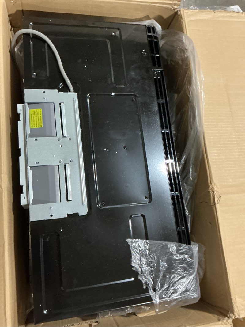 Condition photo showing Good Condition for BLACK+DECKER Over the Range Microwave Oven with Vent and One-Touch Auto Cooking, 1.7 cu. ft. OTR Over Stove Microwave, Black, 1000 Watts, EM044K6CF-BK OTR 1.7 Cu.Ft_Black