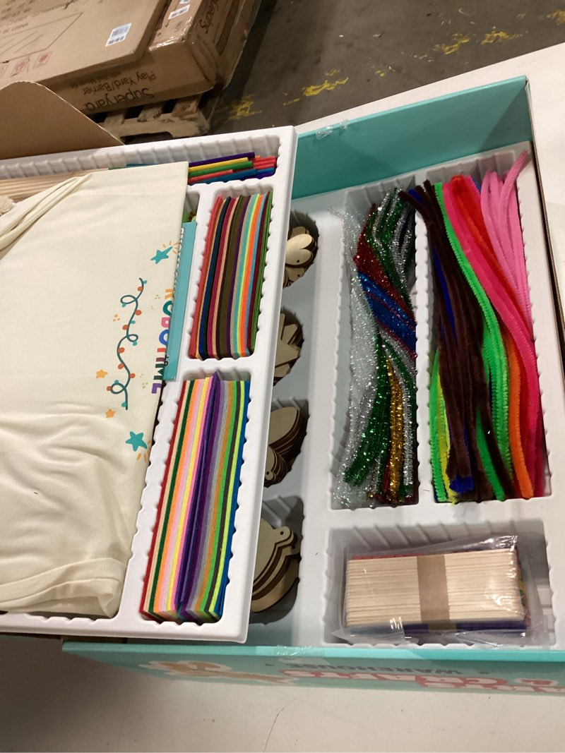 Condition photo showing New/Like New for Wowood Arts and Crafts Kit for Kids - Over 1600 Pieces of DIY Craft Supplies! Creative Hobby Fun Activity Toys & Perfect Gifts for Girls and Boys Ages 8-12 to Spark Imagination and Joy(PA001)