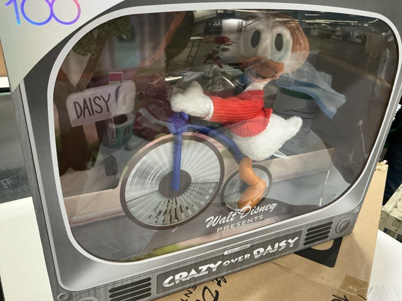 Condition photo showing Good Condition for Disney100 Years of Wonder Walt Disney Presents “Crazy Over Daisy” Donald Duck Collectible Plush Stuffed Animal, Kids Toys for Ages 5 Up, Amazon Exclusive by Just Play