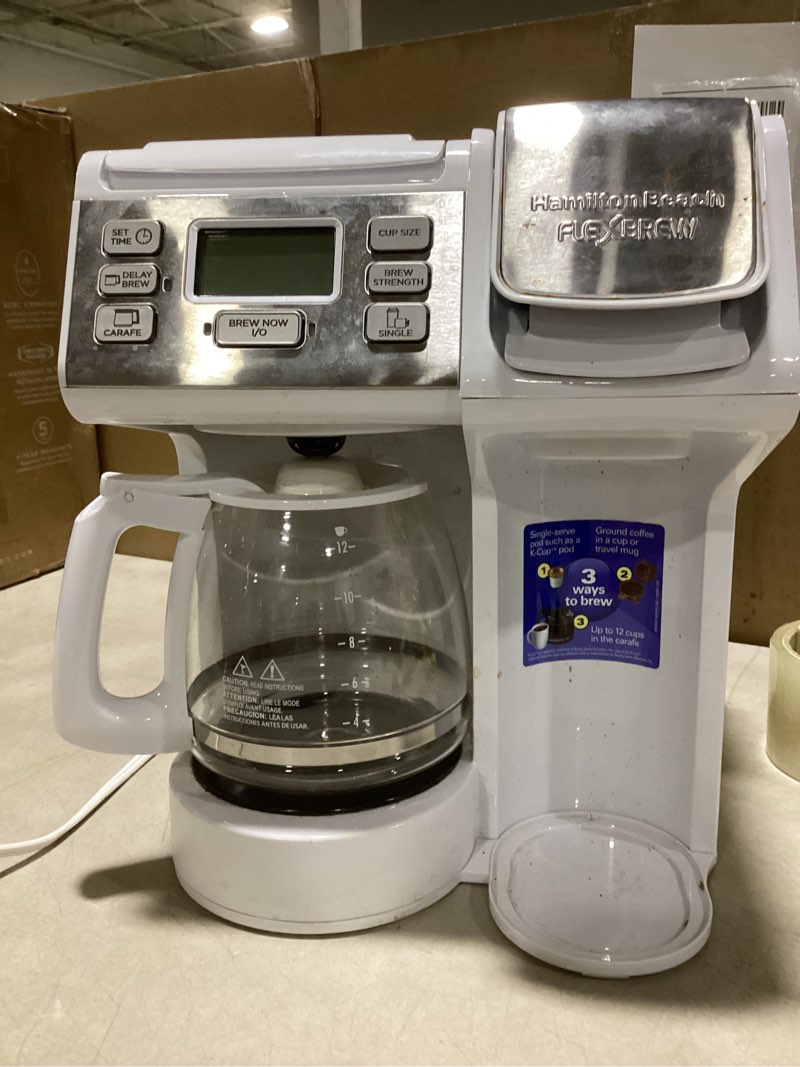 What do you think about this item from Walmart? https://www.walmart.com/ip/Hamilton-Beach-FlexBrew-Trio-Coffee-Maker-Stainless-Steel-Accents-White-49917/2164661197?sid=c6b668d9-b469-471d-aa3d-52f8fdda10ed