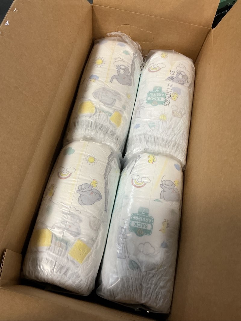 Condition photo showing New/Like New for pampers swaddlers 360 pull-on diapers, size 7, 84 count for up to 100% leakproof skin protection and easy changes