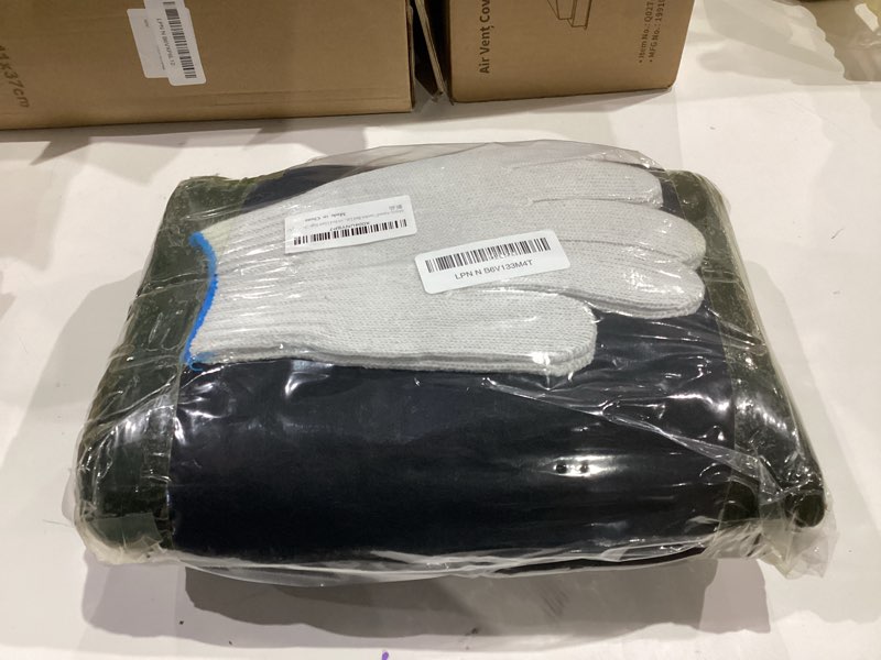 Mizelu 2 Sets 4 x 2 x 1 ft Raised Garden Bed Liner Bag, Breathable Grow Bed Fabric Liners with Clips