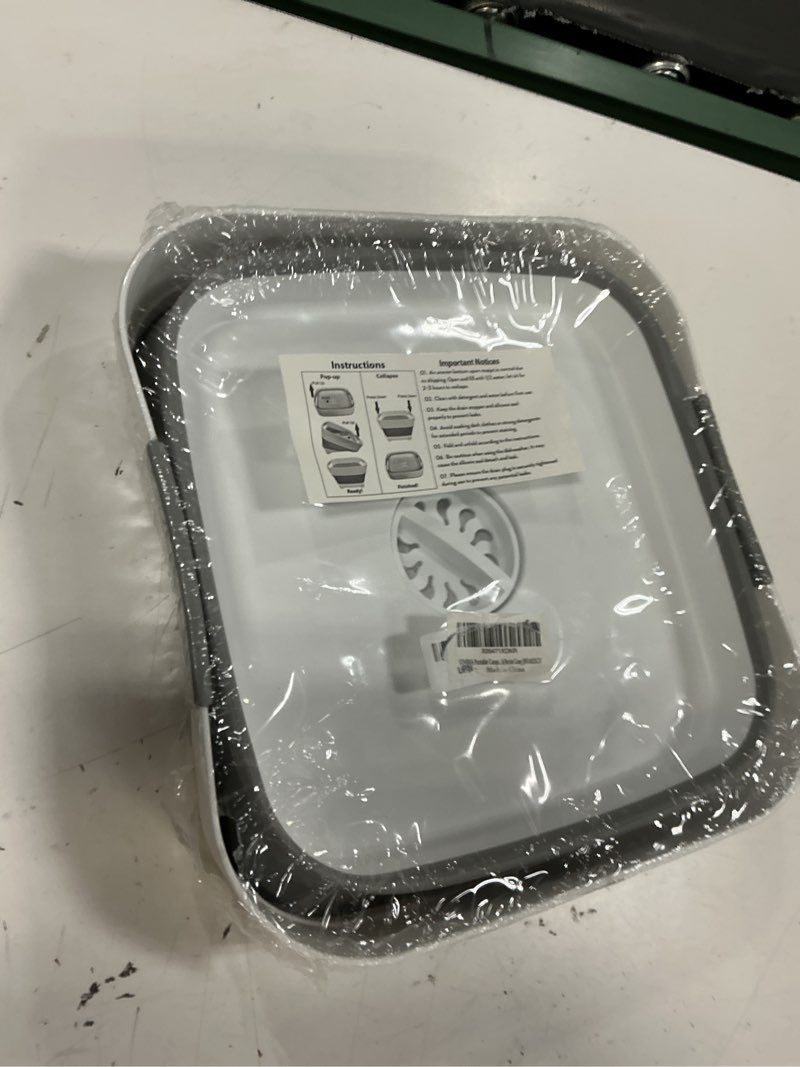 Condition photo showing Good Condition for gimwa portable camping sink, dish tub for outdoor camp sink washing bottles,hands and fruit,foldable wash basin gray jw1423gy, medium